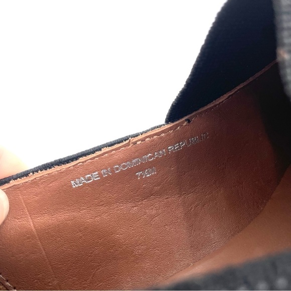 Donald Pliner Black Minimal Flats Loafers Stretch Knit Flat - Picture 8 of 8